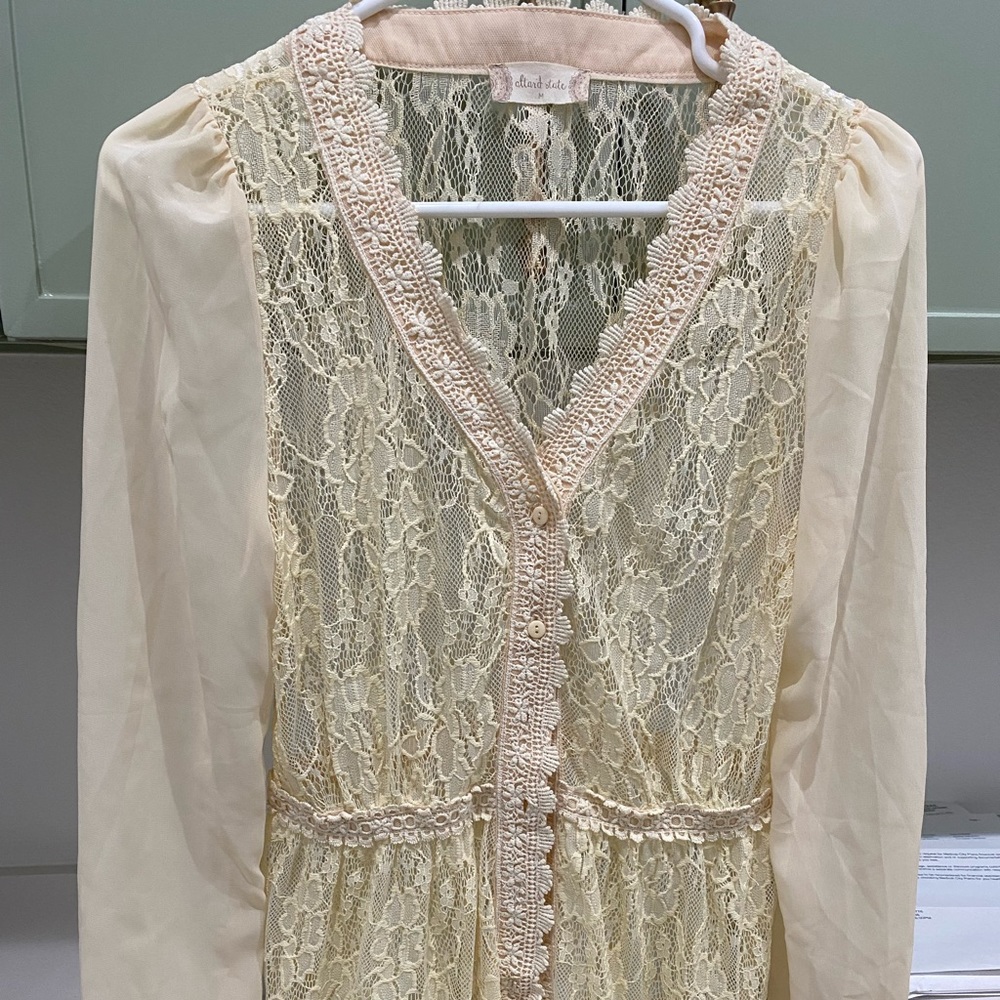 Ivory Lace blouse